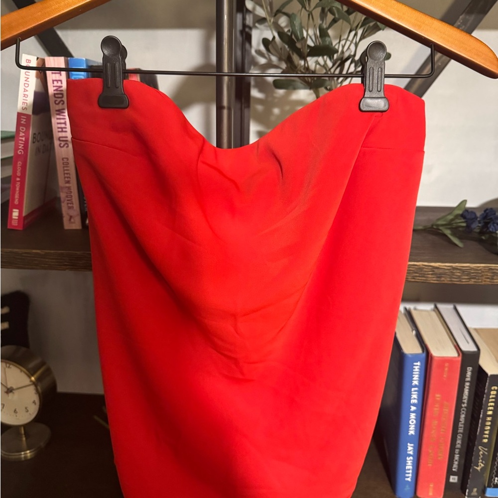 Abercrombie & Fitch Vibrant Red tube top